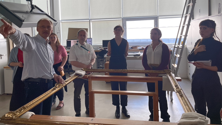 Werkstatt Exkursion nach Dresden zur Rosalba Carriera-Ausstellung von Iris Brahms