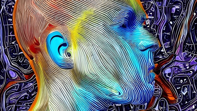 KI-generiertes Bild mit den Schlagworten „Human_Image_Science_Art“ auf deepai.com